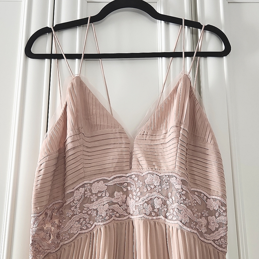 NWT REISS | $495 Emma Pleated Midi Dress - Picture 7 of 7